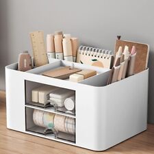 Desk Organiser Stationery Office Storage Box Pen Pencil Cosmetic Tidy Storage