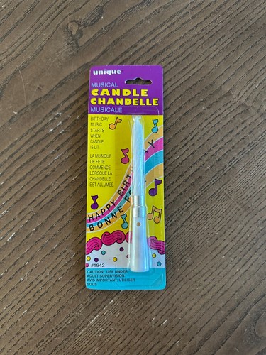 Unique musical birthday candle - musical,