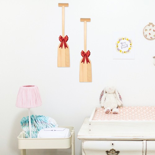 Wooden paddle - wooden, decor