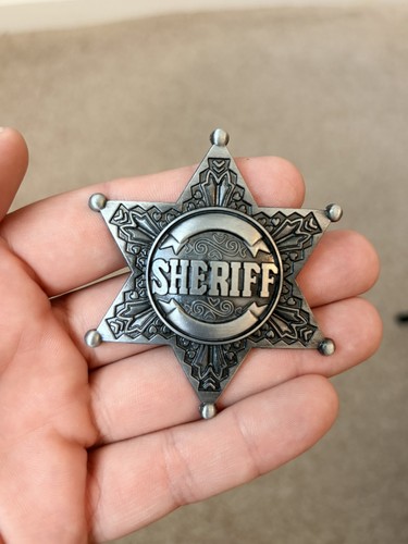 Metal sheriff star - sheriff,