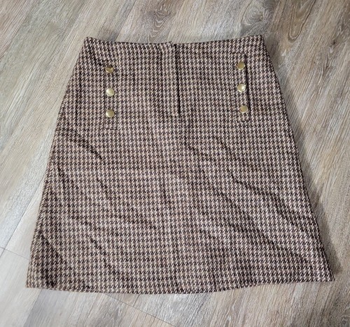 Moloh women tweed wool skirt - tweed,