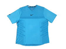 Nike Court Rafa Nadal French Open Roland Garros 2018 Shirt Mens XXL Federer Blue
