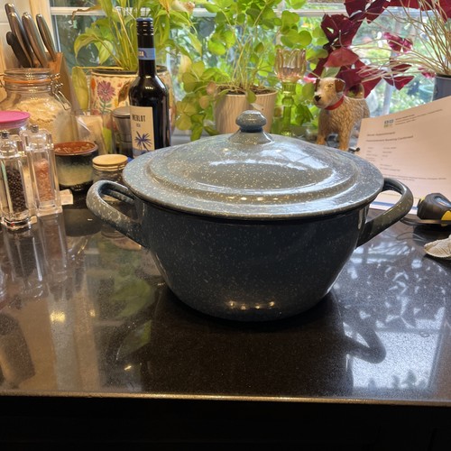 Vintage large enamel ware - large,