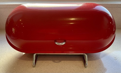 Westco red breadboy bread bin
