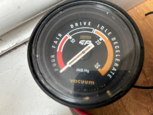 Smiths vacuum gauge - vacuum, 2"
