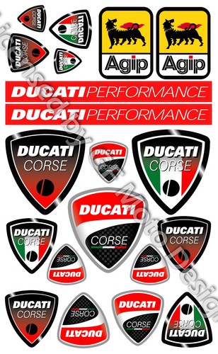 Multistrada sticker decal set - decal,