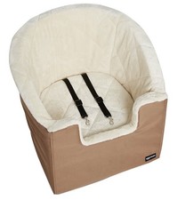 Amazon Basics Dog Car Seat, Pet Bucket Booster Seat, Beige/Tan, 47 cm
