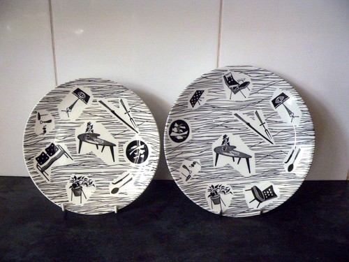 Pair vintage 1950s 60s - pair, 1950s/60s