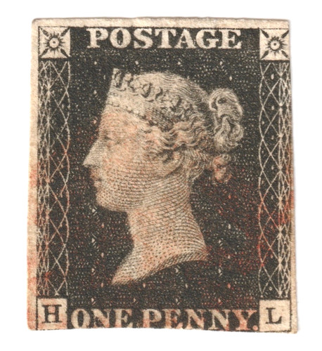 1840 one penny black - gb, 1d