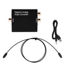 Digital to Analog Audio Converter, Digital SPDIF Optical to Analog L/R 5264