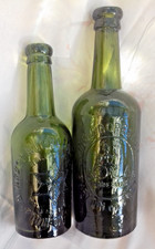 Vintage pictorial bottles