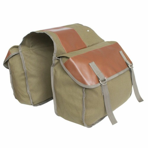 Retro canvas leather double - leather,