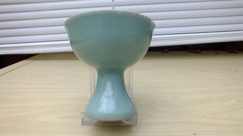 Chinese celadon goblet dish - celadon,