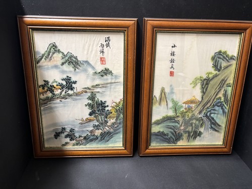 Oriental paintings silk - oriental,