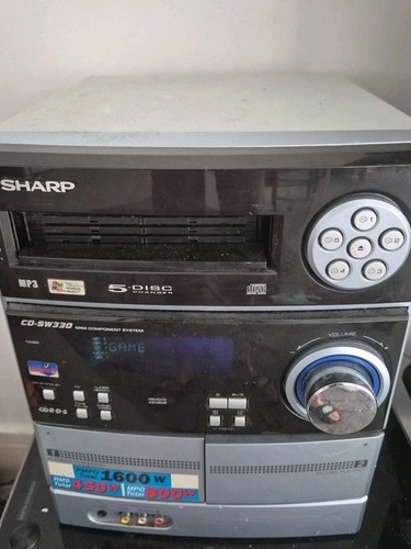 Sharp stereo hifi system with - hifi,