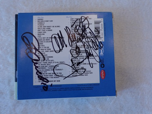 Autographed frankie valli - autographed, bob