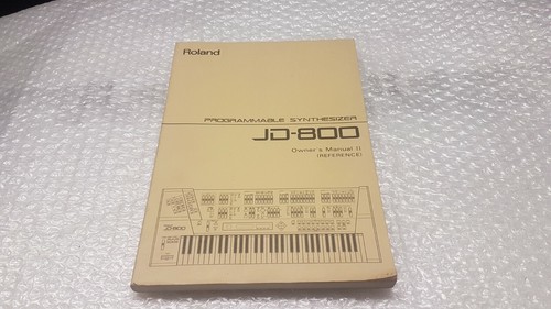 Roland 800 manual - manual, ii