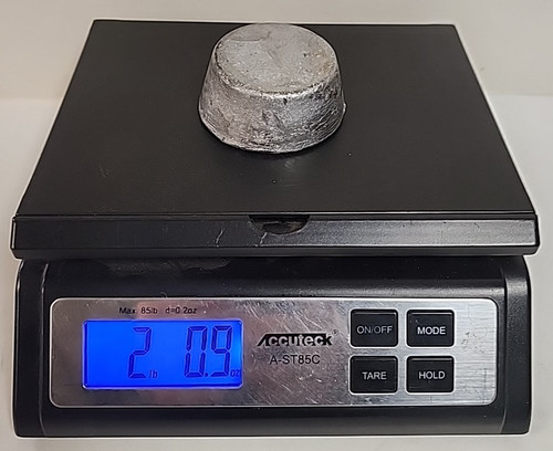 5lbs pure lead ingots - pure,