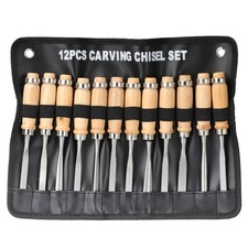 12Pcs Wood Carving Hand Chisel