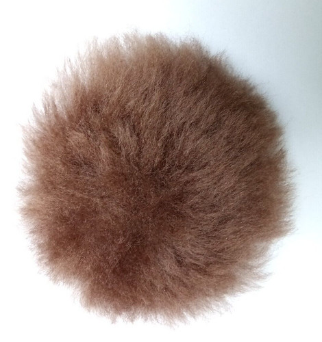 Brown sheepskin replacement - brown,