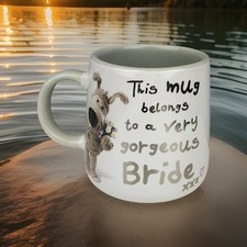 Boofle This Mug Belongs To A Very Gorgeous “BRIDE” xxx Wedding Couple Cup