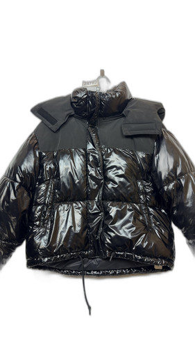 Zara black puffer - black, padded