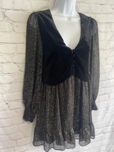 Zara chiffon velvet - velvet, glitter