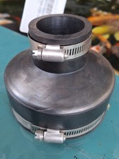 Rubber boot reducer 4 inch to