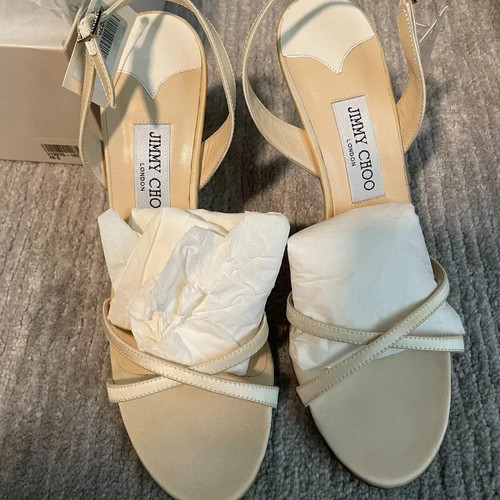 Jimmy choo ivory - jimmy, satin