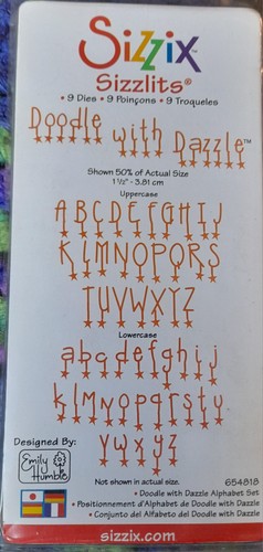 Sizzix sizzlits alphabet - sizzlits,