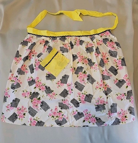 Vintage apron with pockets - apron,