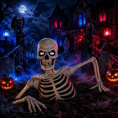 Giant ground breaking - giant, skeleton