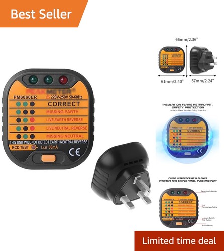 Compact electric socket tester - electric,