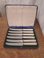 Vintage Cased Set 6 x Faux