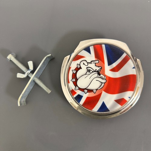 British bulldog car grille - british,