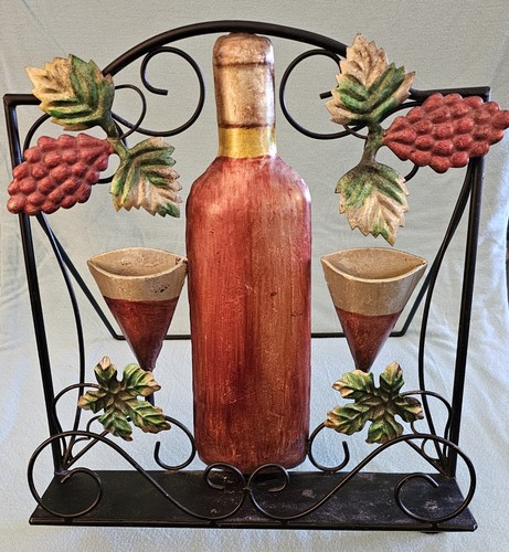 Wine themed wall art metal - wine, art,