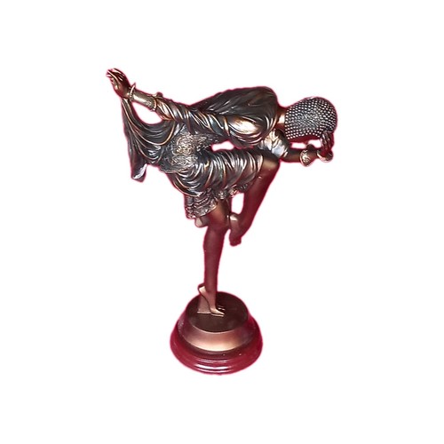 Art deco style bronzed - art, style,