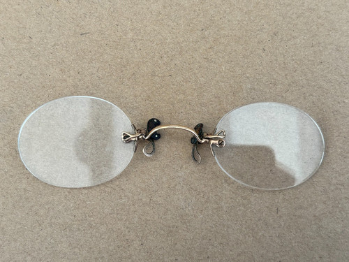 Vintage pince nez rimless - vintage, pince-nez