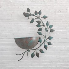 42cm Green Metal Deco Garden