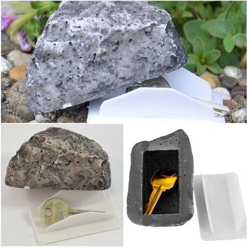 Safe fake rock stone - safe, spare