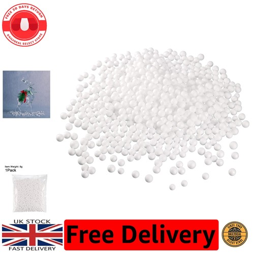 Durable white foam ball - 0.3",