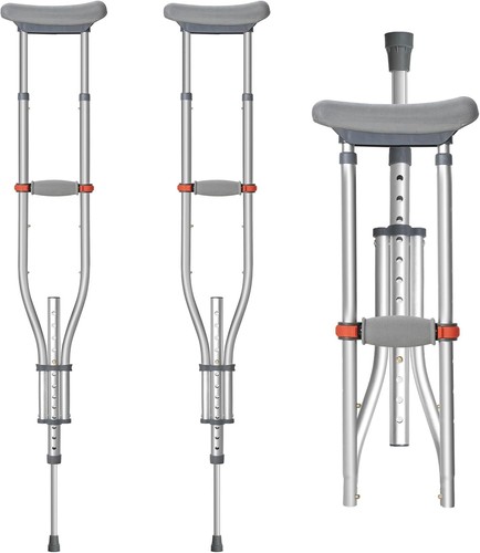 Folding underarm crutches - underarm,