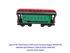 Lego® 9V RC TRAIN Railway 10015 Green Passenger Waggon Carriage WAGON CAR