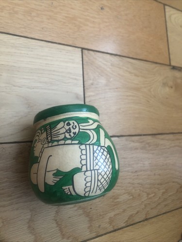Vintage mexican clay pot hand - vintage, pot.
