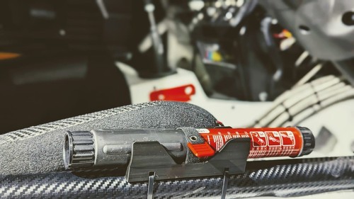 Fire safety stick bracket - safety,
