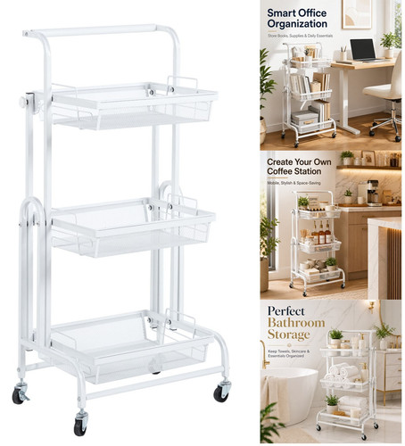 Rolling utility cart tier - 3,