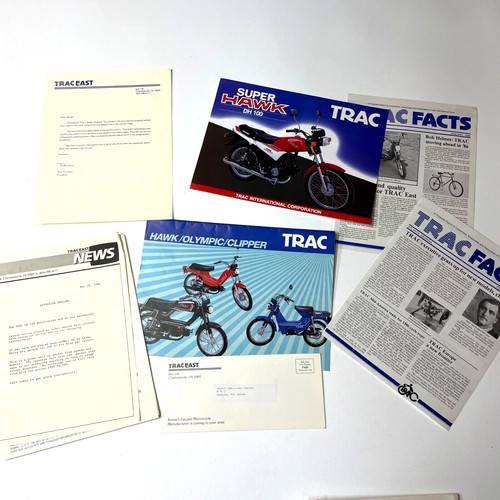 Vintage trac moped dealer - moped,