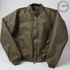 Barbour International Steve McQueen Merchant Wax Jacket Men’s Large Olive