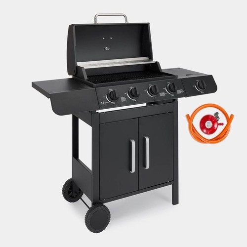 Gas bbq grill stainless - gas, steel