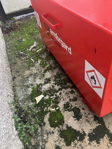 Van strongbox with lock - van,